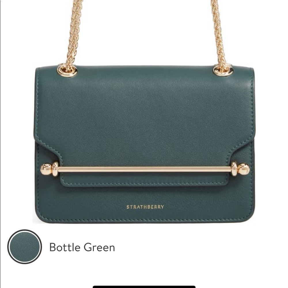 Strathberry Mini East/West Leather Crossbody
